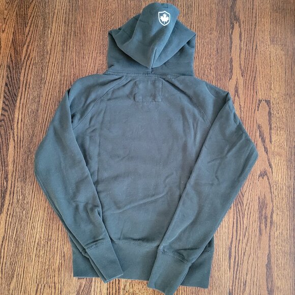 Roots Organic Cotton Green Hoodie Women's Size XS - Picture 8 of 9